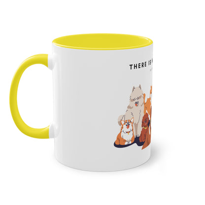 No Such Thing As Too Many Dogs Two-Tone Coffee Mug, 325ml - White