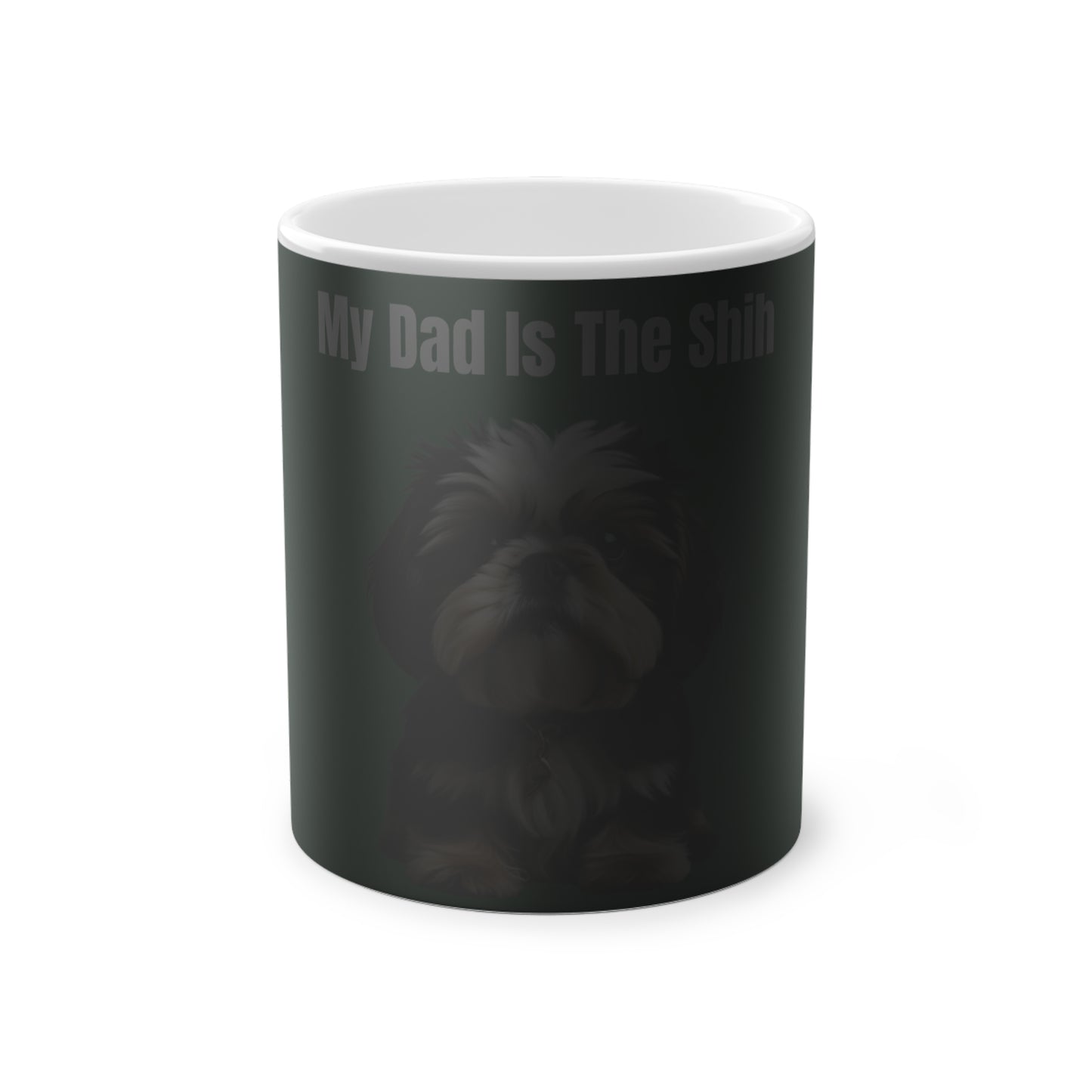 My Dad Is The Shih Shih Tzu Magic Mug, 325ml - Green