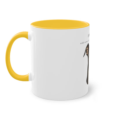 I Helped Add Glitter Italian Greyhound Graphic Two-Tone Coffee Mug, 325ml - White