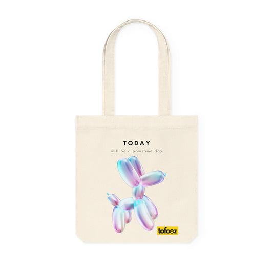 Today Will Be A Pawsome Day - Woven Tote Bag