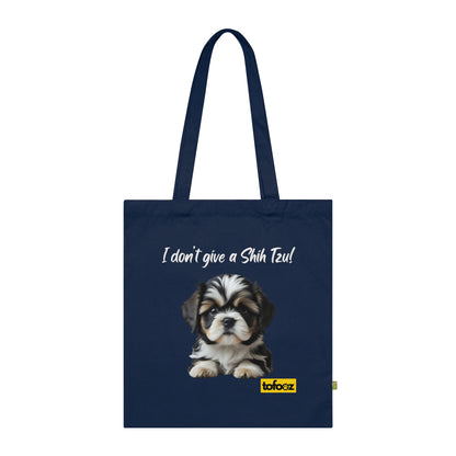 I Don't Give A Shih Tzu Organic Cotton Tote Bag