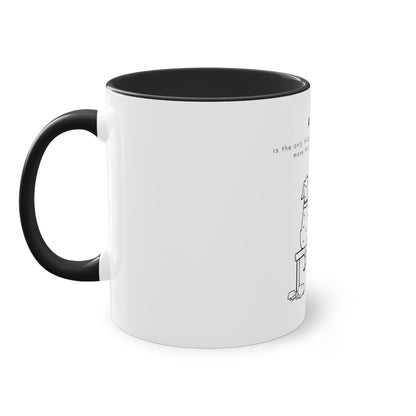 A Dog's Love Two-Tone Coffee Mug, 325ml - White