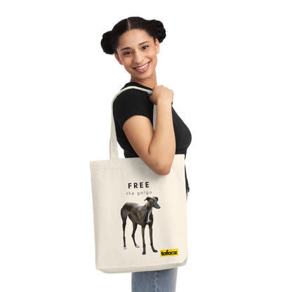 Free The Galgo Woven Tote Bag