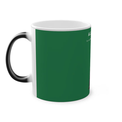 All I Need Is Coffee And My Saluki Magic Mug, 325ml - Green