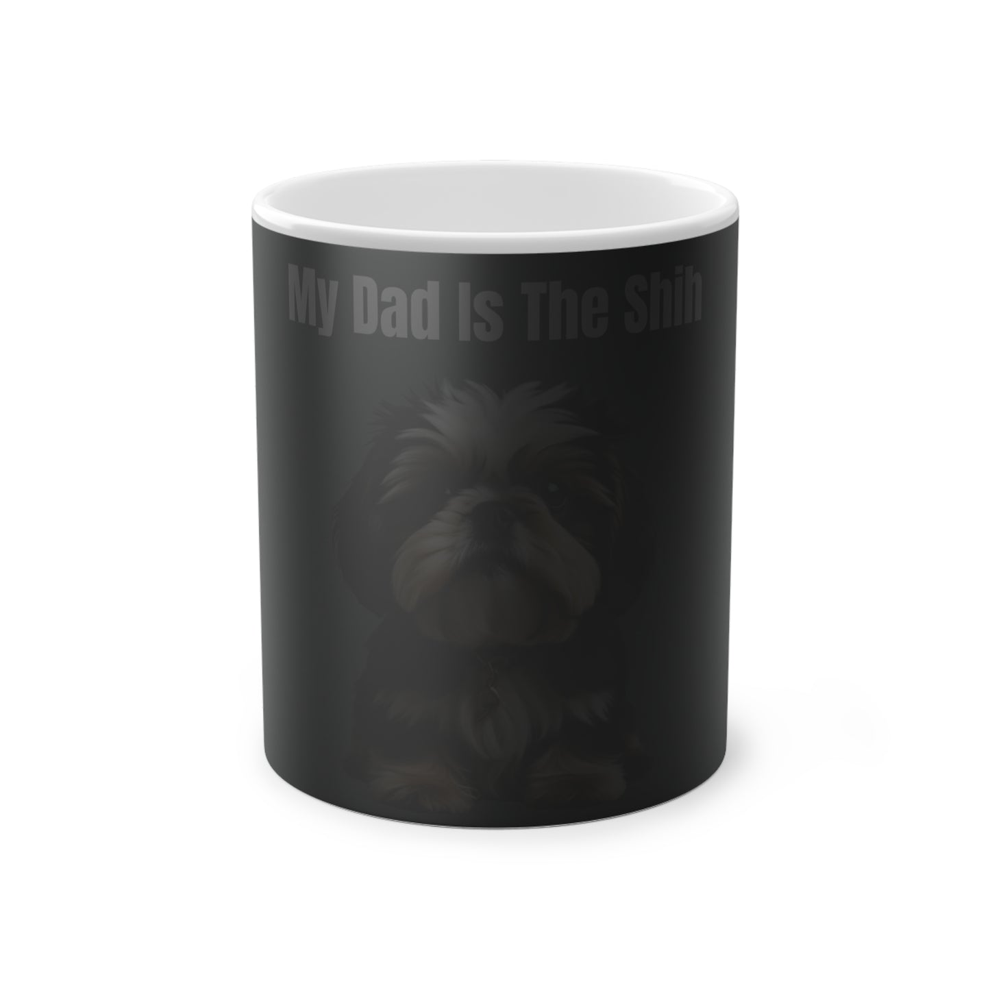 My Dad Is The Shih Shih Tzu Magic Mug, 325ml - Grey