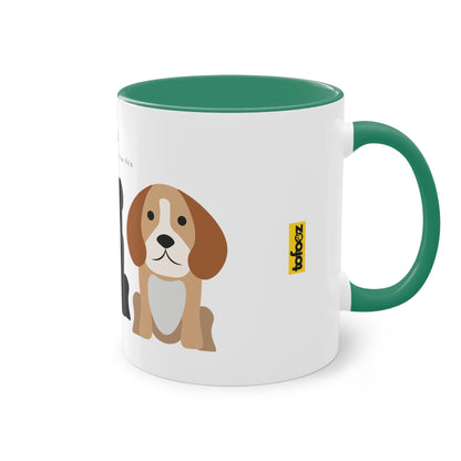 Yes My Children Look Like This Dogs Two-Tone Coffee Mug, 325ml - White