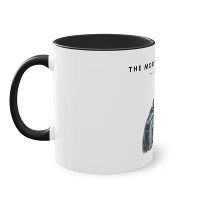 More People I Meet More I Love My Dog (M) Two-Tone Coffee Mug, 325ml - White