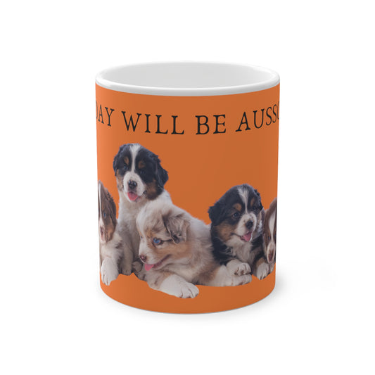 Today Will Be Aussome Aussie Puppies Magic Mug, 325ml - Crusta