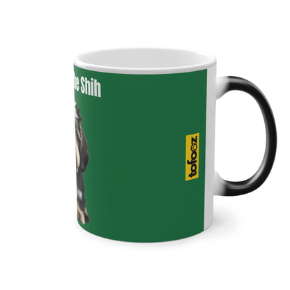 My Dad Is The Shih Shih Tzu Magic Mug, 325ml - Green