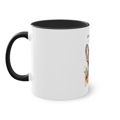 All I Need Is A French Coffee French Bulldog Two-Tone Coffee Mug, 325ml - White