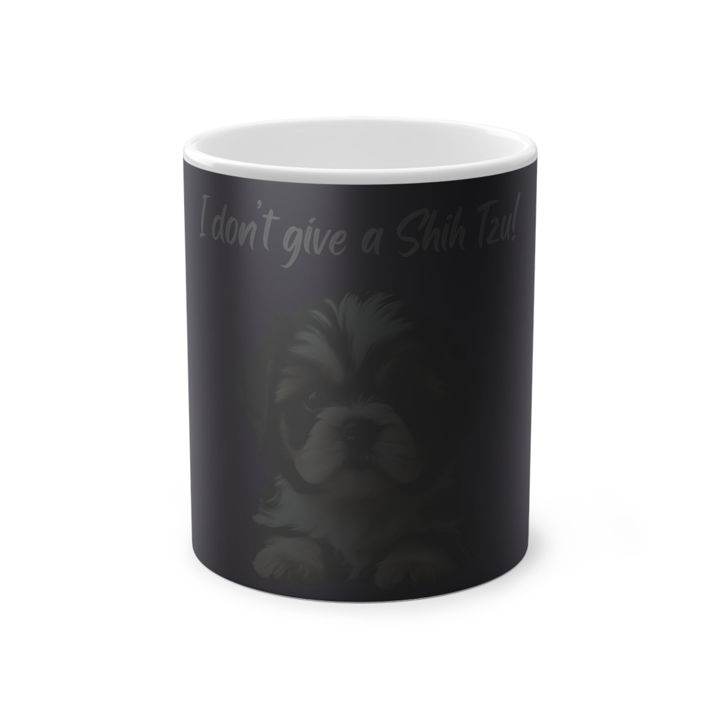 I Don't Give A Shih Tzu Magic Mug, 325ml - Purple