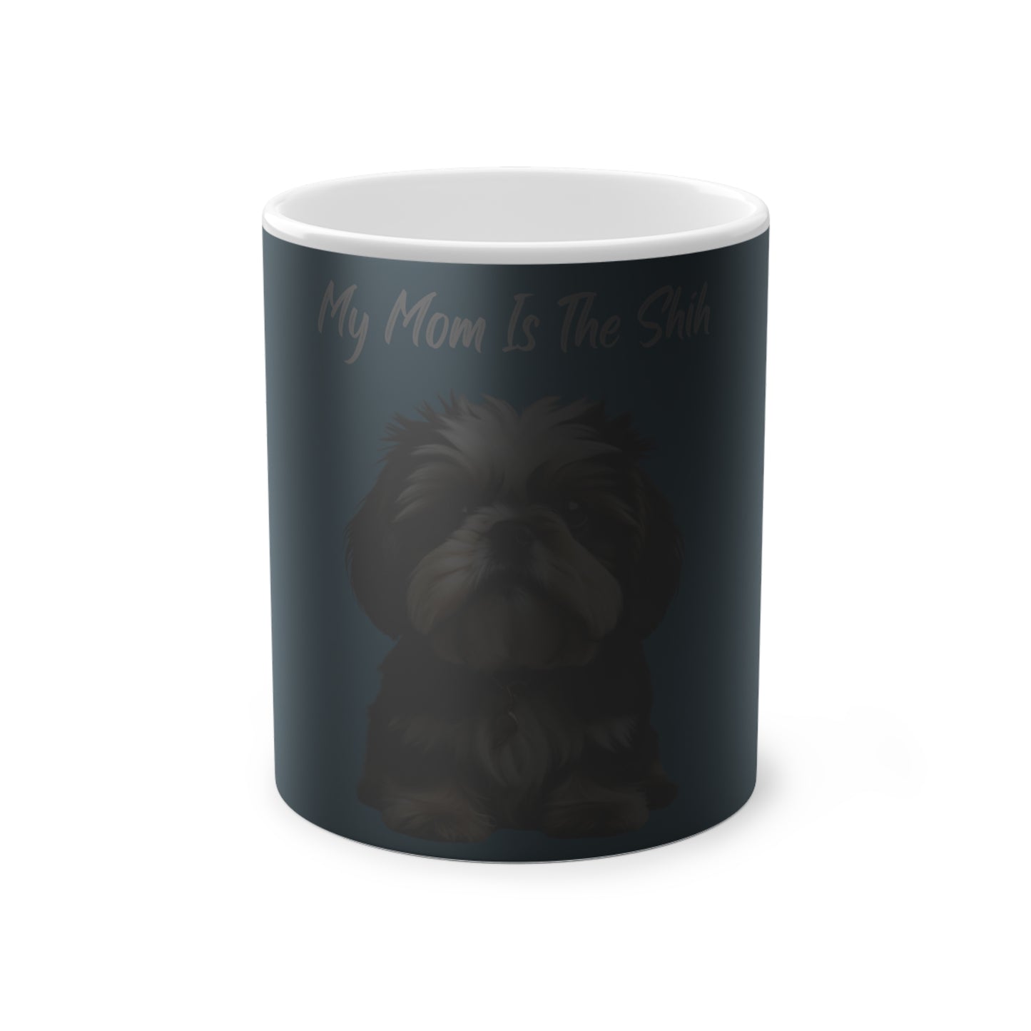 My Mom Is The Shih Shih Tzu Magic Mug, 325ml - Turquoise