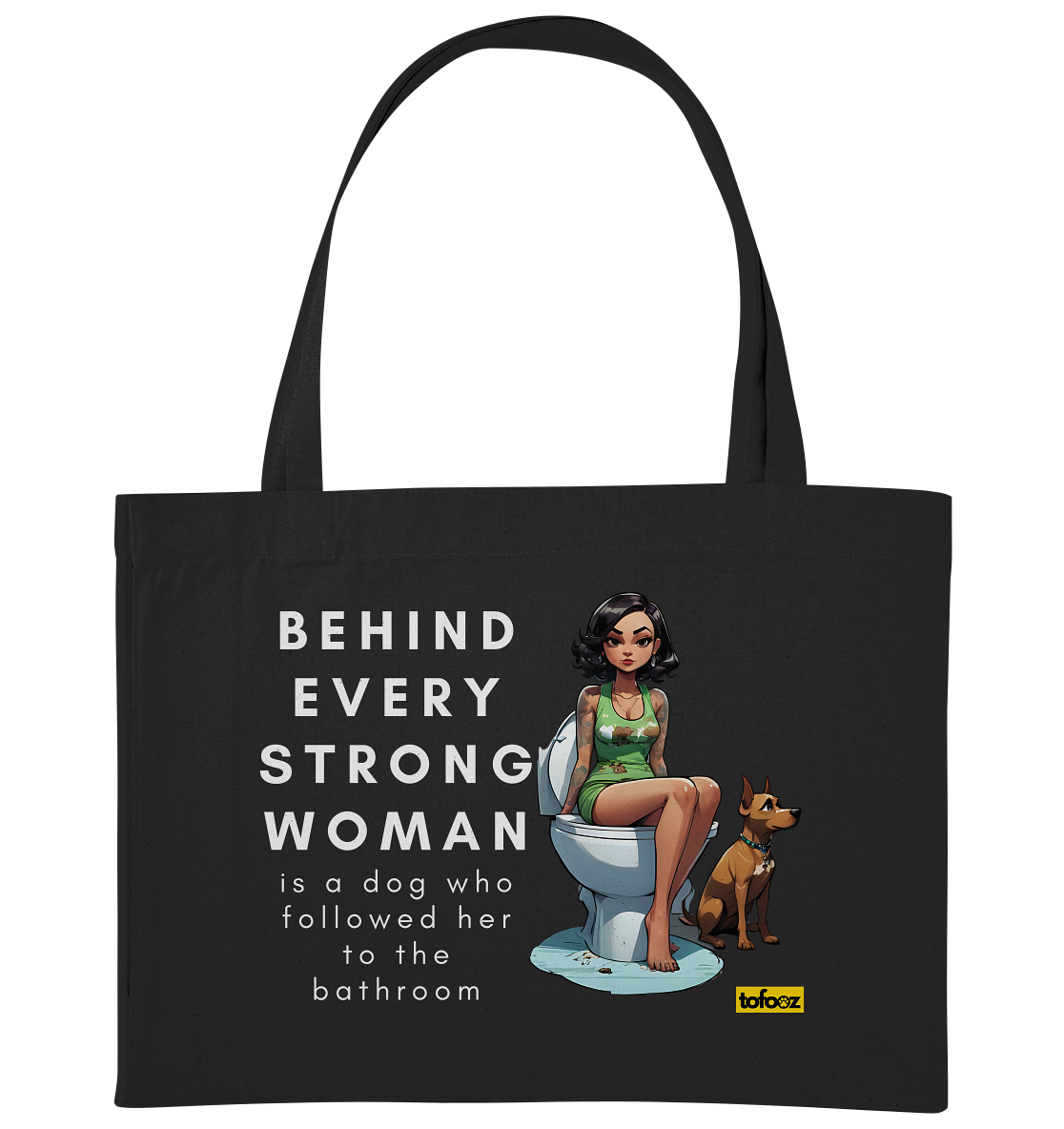 Behind Every Strong Woman Collection - Organic Shopping Bag