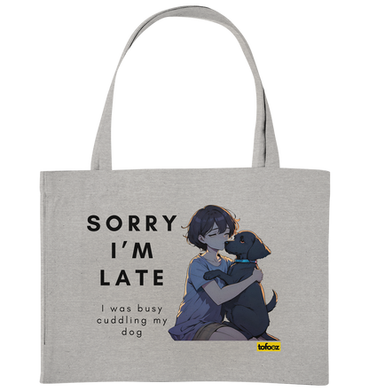 Sorry I'm Late Collection - Organic Shopping Bag