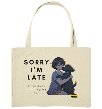 Sorry I'm Late Collection - Organic Shopping Bag