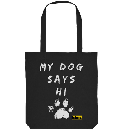 Today Will Be An Aussome Day - Red Tri Australian Shepherd Graphic  - Organic Tote Bag