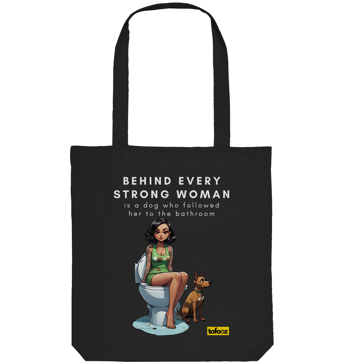 Behind Every Strong Woman Collection - Organic Tote Bag