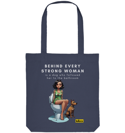 Behind Every Strong Woman Collection - Organic Tote Bag