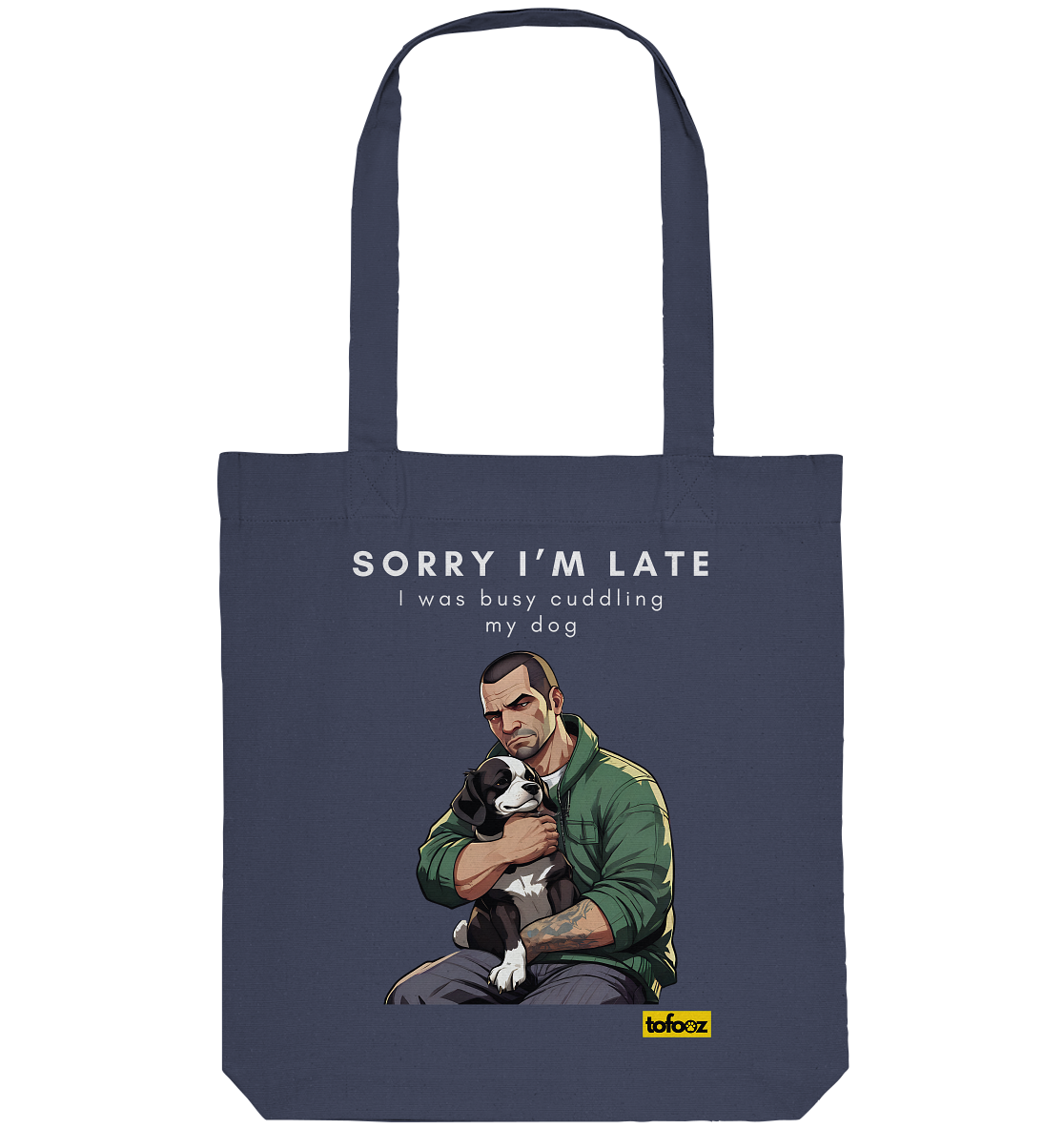 Sorry I'm Late Gamer Style Collection - Organic Tote-Bag