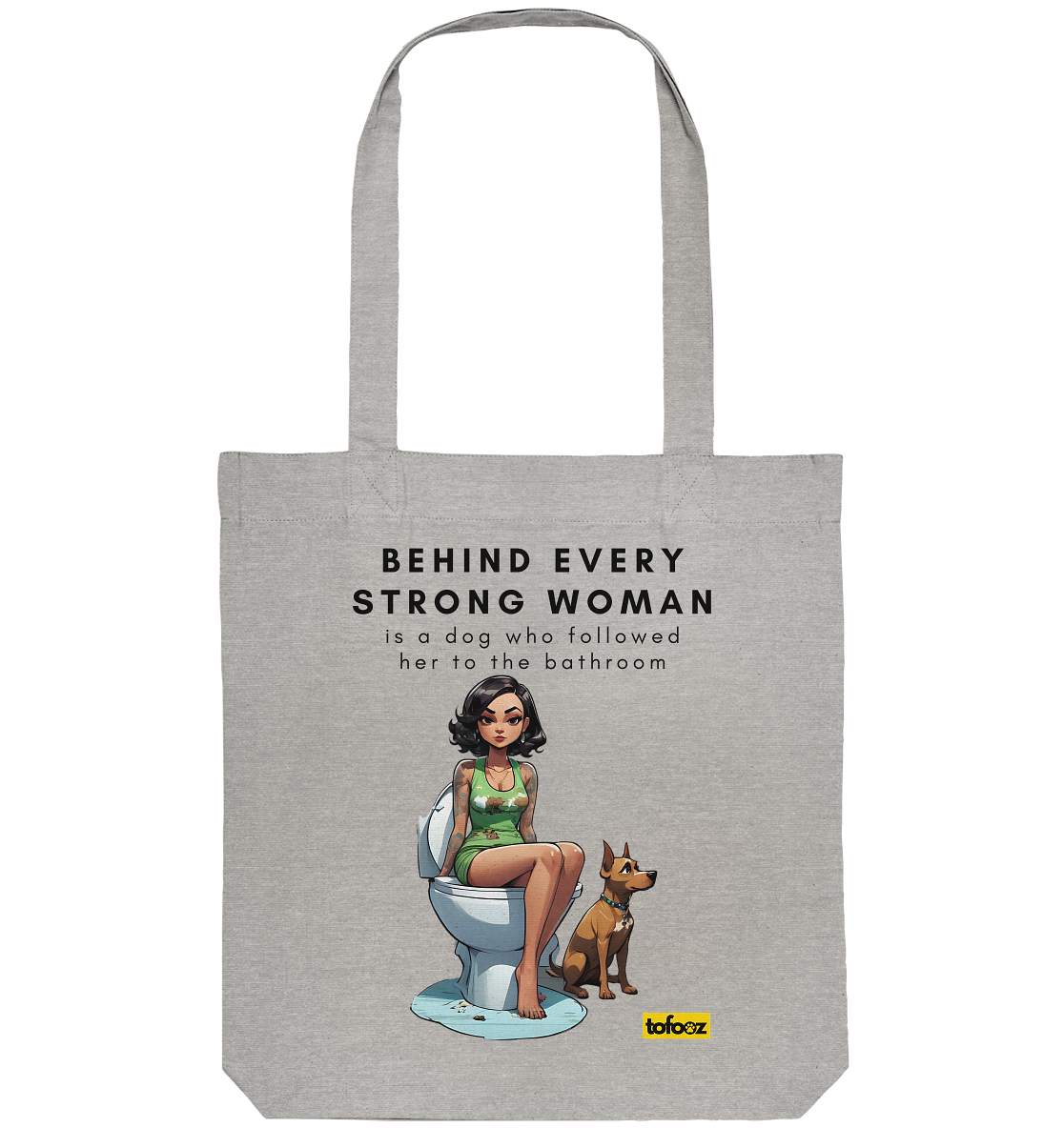 Behind Every Strong Woman Collection - Organic Tote Bag