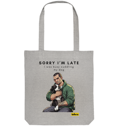 Sorry I'm Late Gamer Style Collection - Organic Tote-Bag