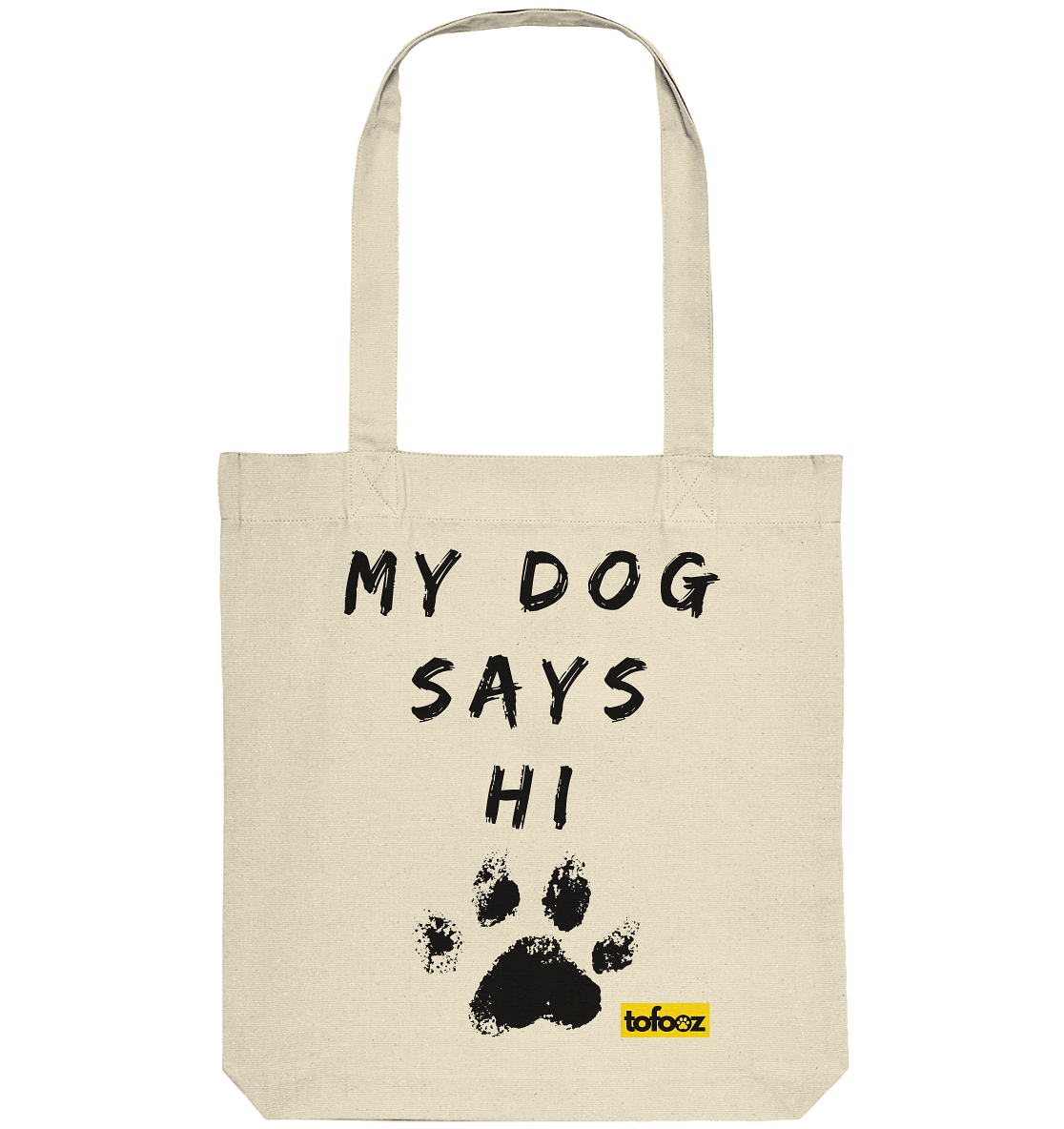 Today Will Be An Aussome Day - Red Tri Australian Shepherd Graphic  - Organic Tote Bag