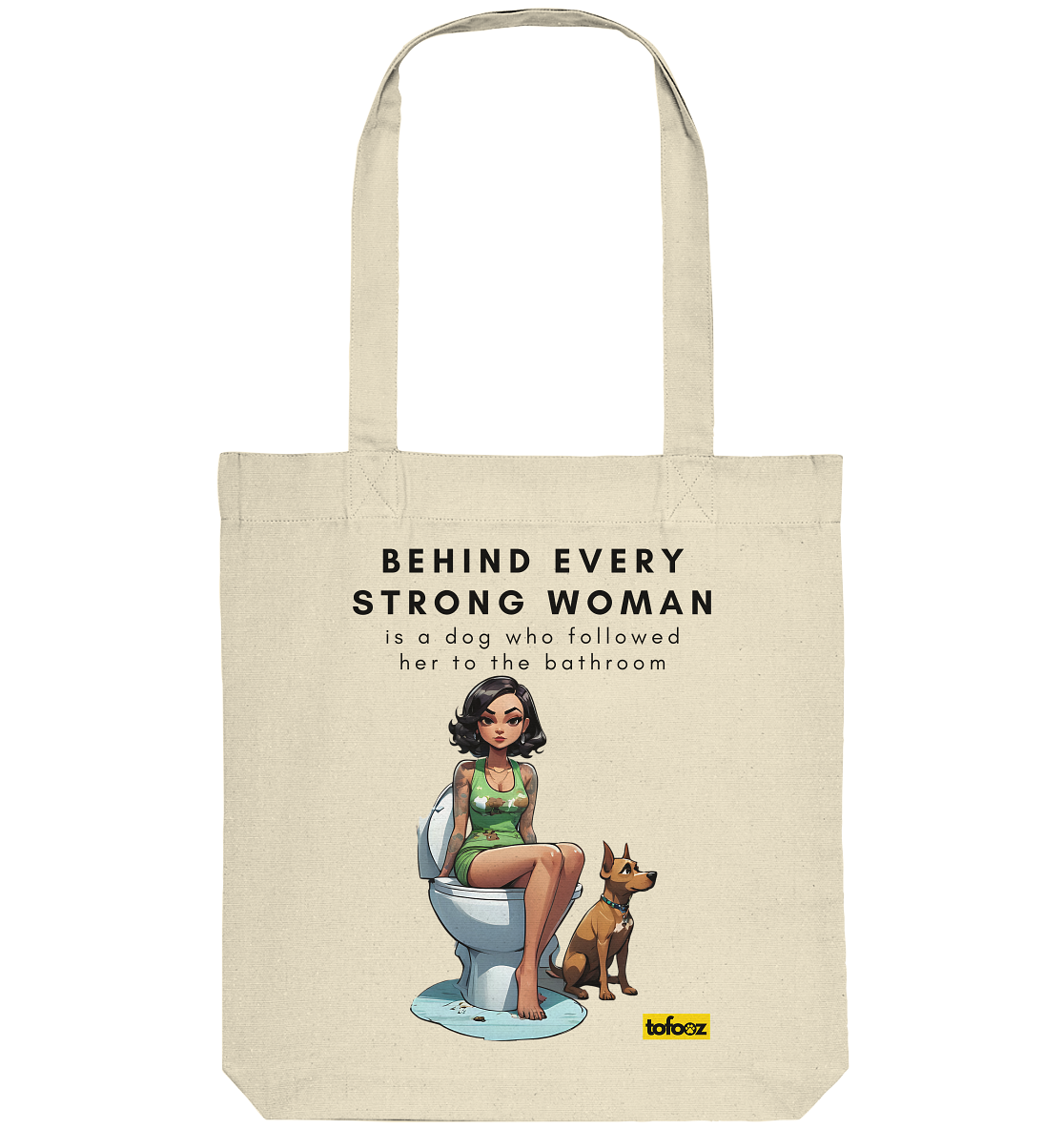 Behind Every Strong Woman Collection - Organic Tote Bag