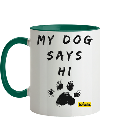 Today Will Be An Aussome Day - Red Tri Australian Shepherd Graphic  - Two Tone Mug