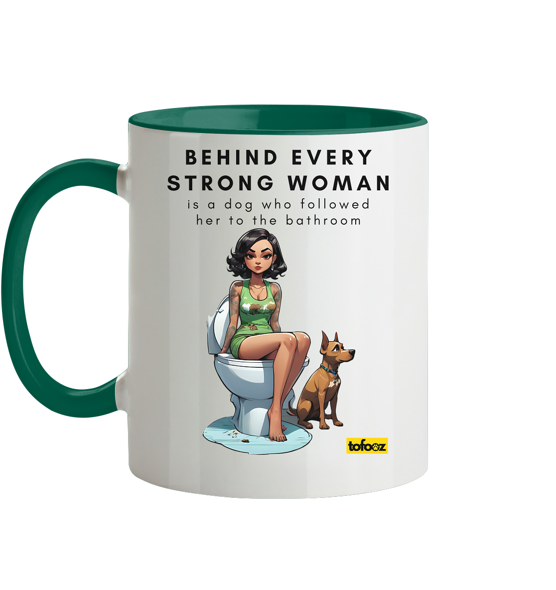 Behind Every Strong Woman Collection - Tasse zweifarbig