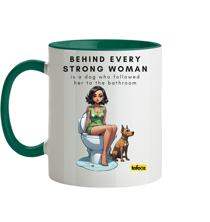 Behind Every Strong Woman Collection - Tasse zweifarbig