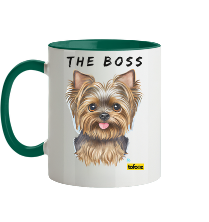 The Boss - Yorkshire Terrier - Two-Tone Mug