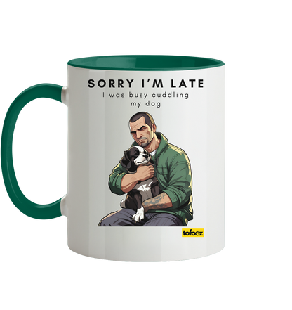 Sorry I'm Late Gamer Style Collection - Two-Tone Mug