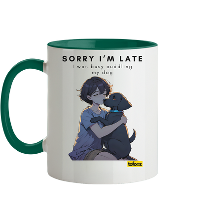 Sorry I'm Late Collection - Two-Tone Mug