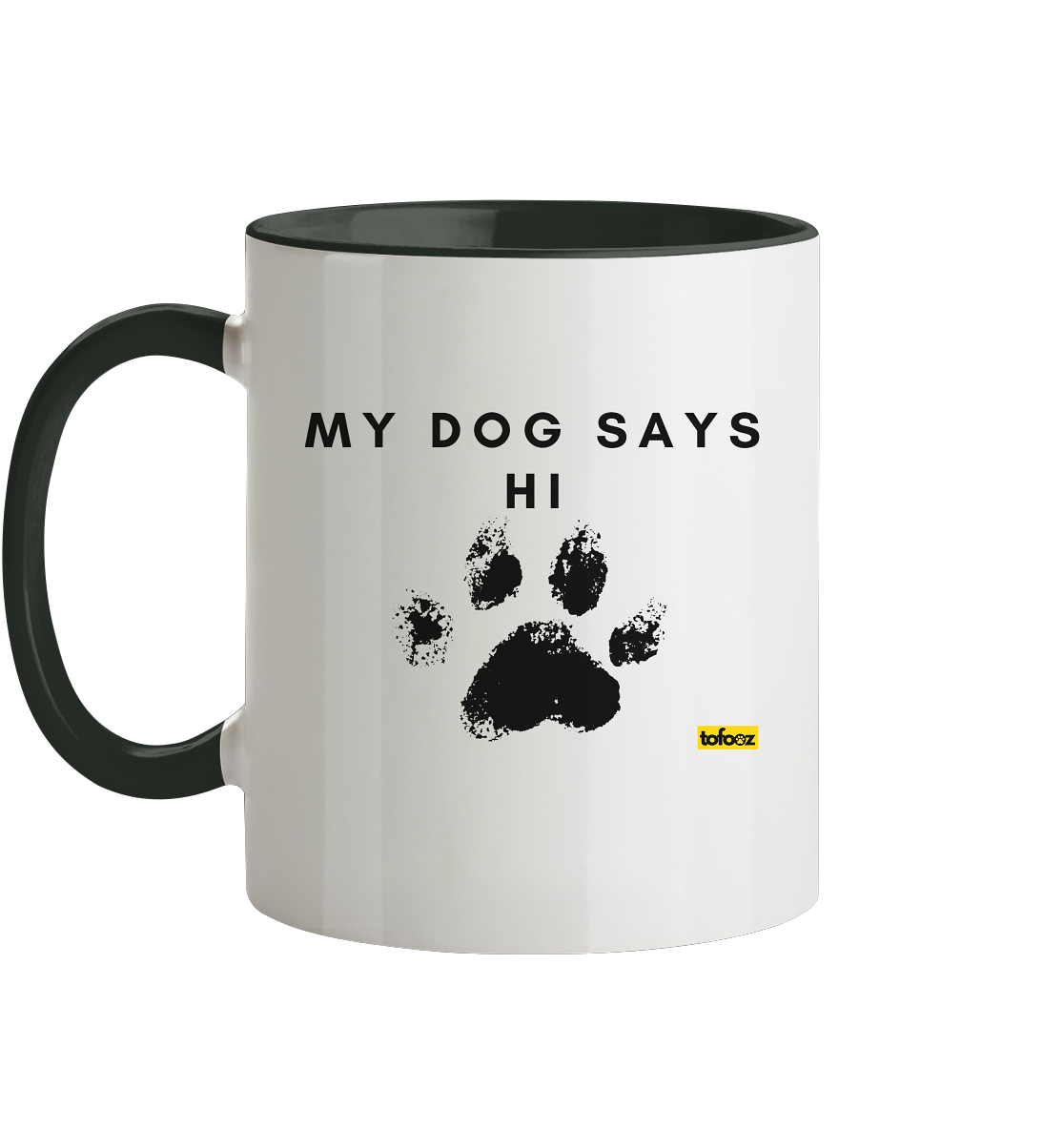 French Bulldog Adulting Again  - Two Tone Mug