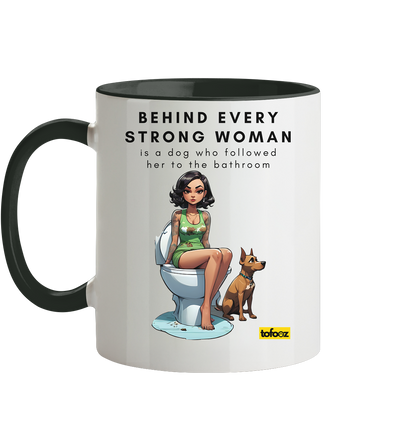 Behind Every Strong Woman Collection - Tasse zweifarbig