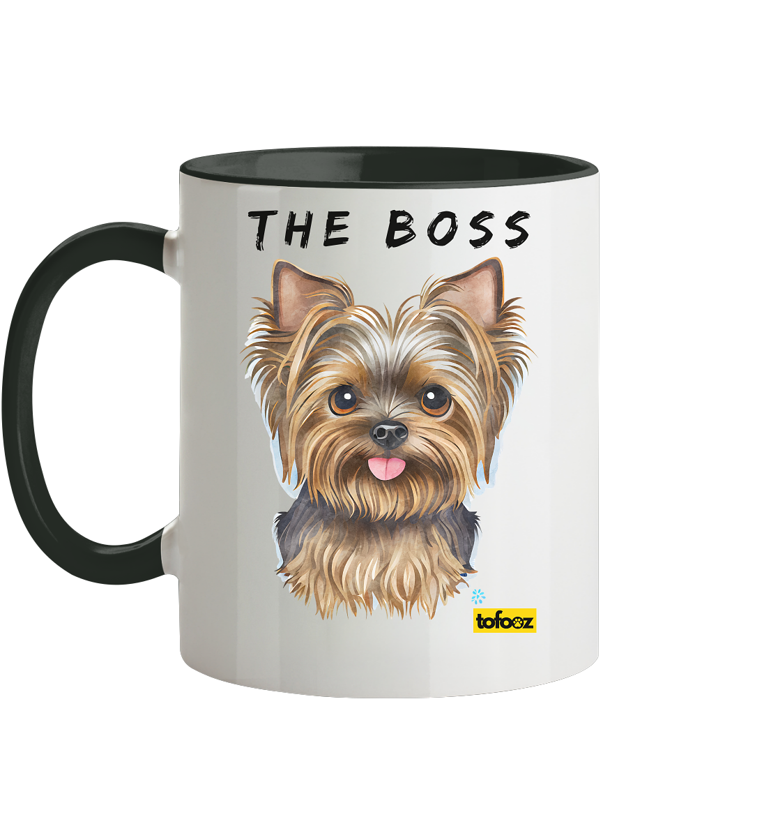 The Boss - Yorkshire Terrier - Two-Tone Mug