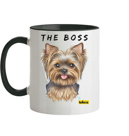 The Boss - Yorkshire Terrier - Two-Tone Mug