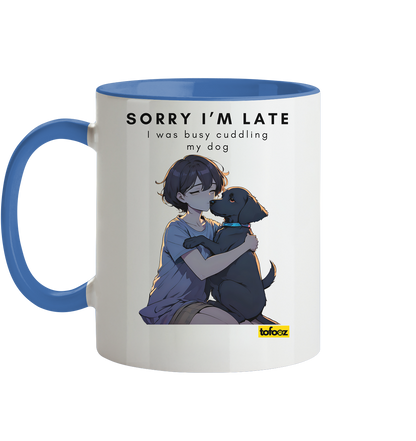 Sorry I'm Late Collection - Two-Tone Mug