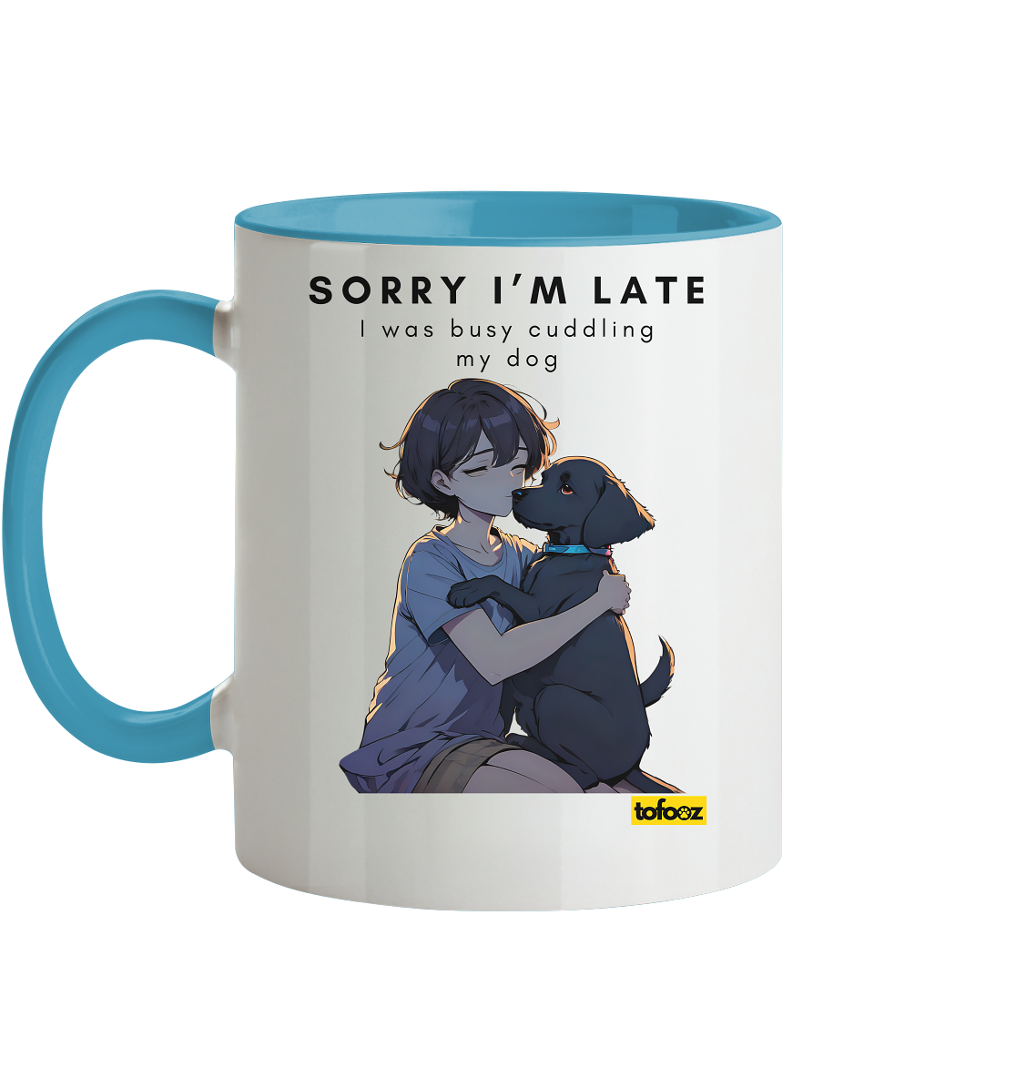 Sorry I'm Late Collection - Two-Tone Mug