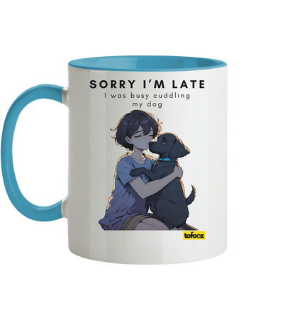 Sorry I'm Late Collection - Two-Tone Mug