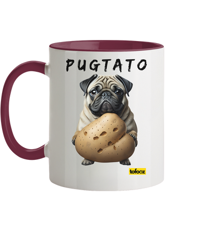 Pugtato - Pug - Two-Tone Mug