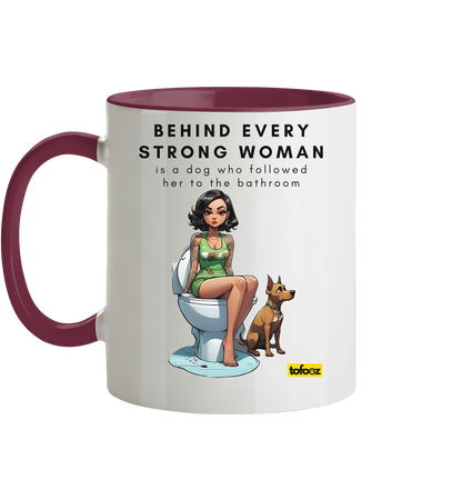 Behind Every Strong Woman Collection - Tasse zweifarbig