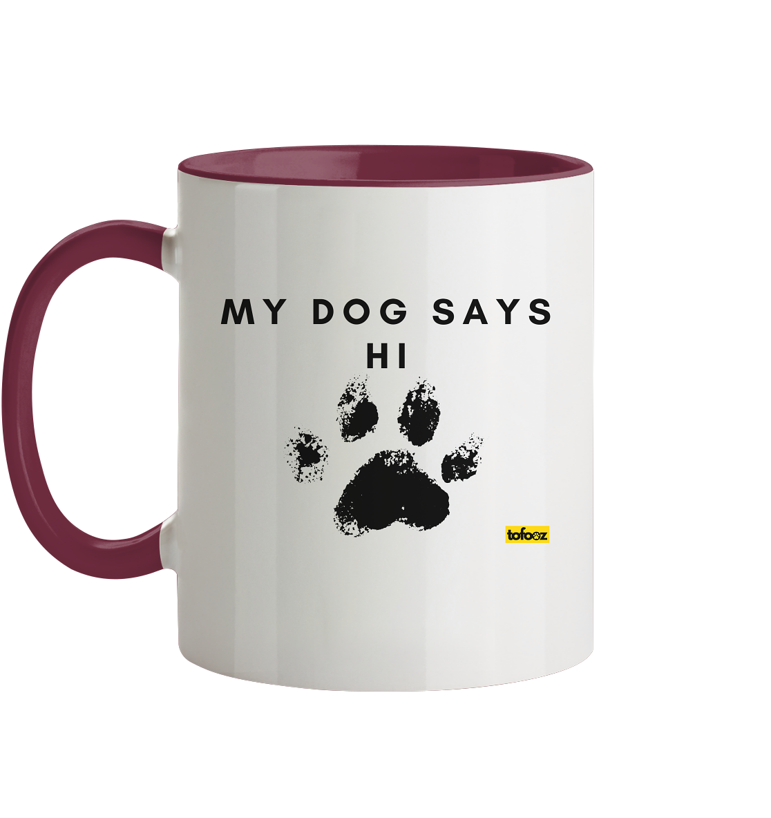 French Bulldog Adulting Again  - Two Tone Mug