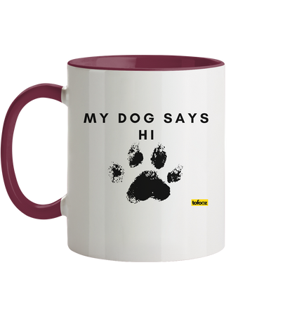 French Bulldog Adulting Again  - Two Tone Mug