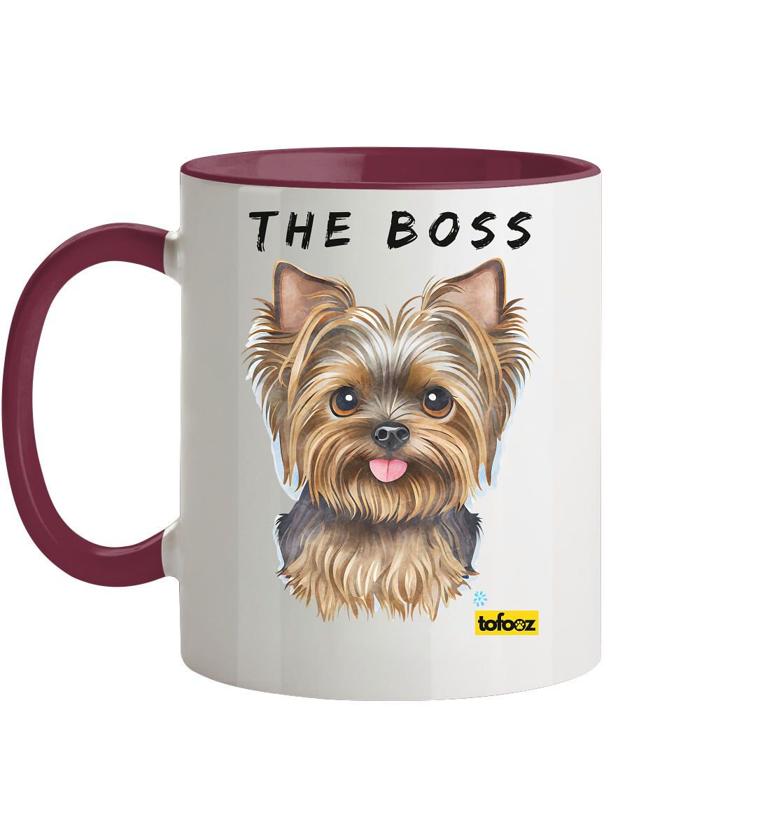 The Boss - Yorkshire Terrier - Two-Tone Mug