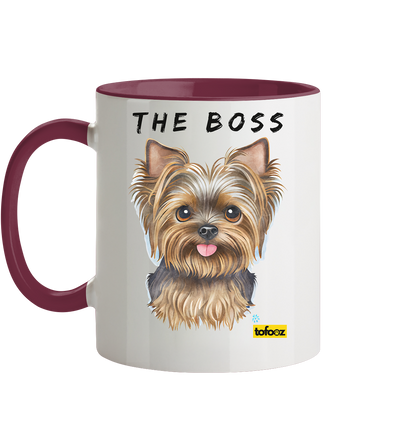 The Boss - Yorkshire Terrier - Two-Tone Mug