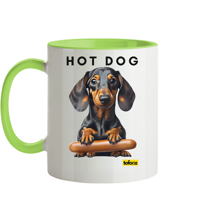 Hot Dog - Dachshund  - Two Tone Mug