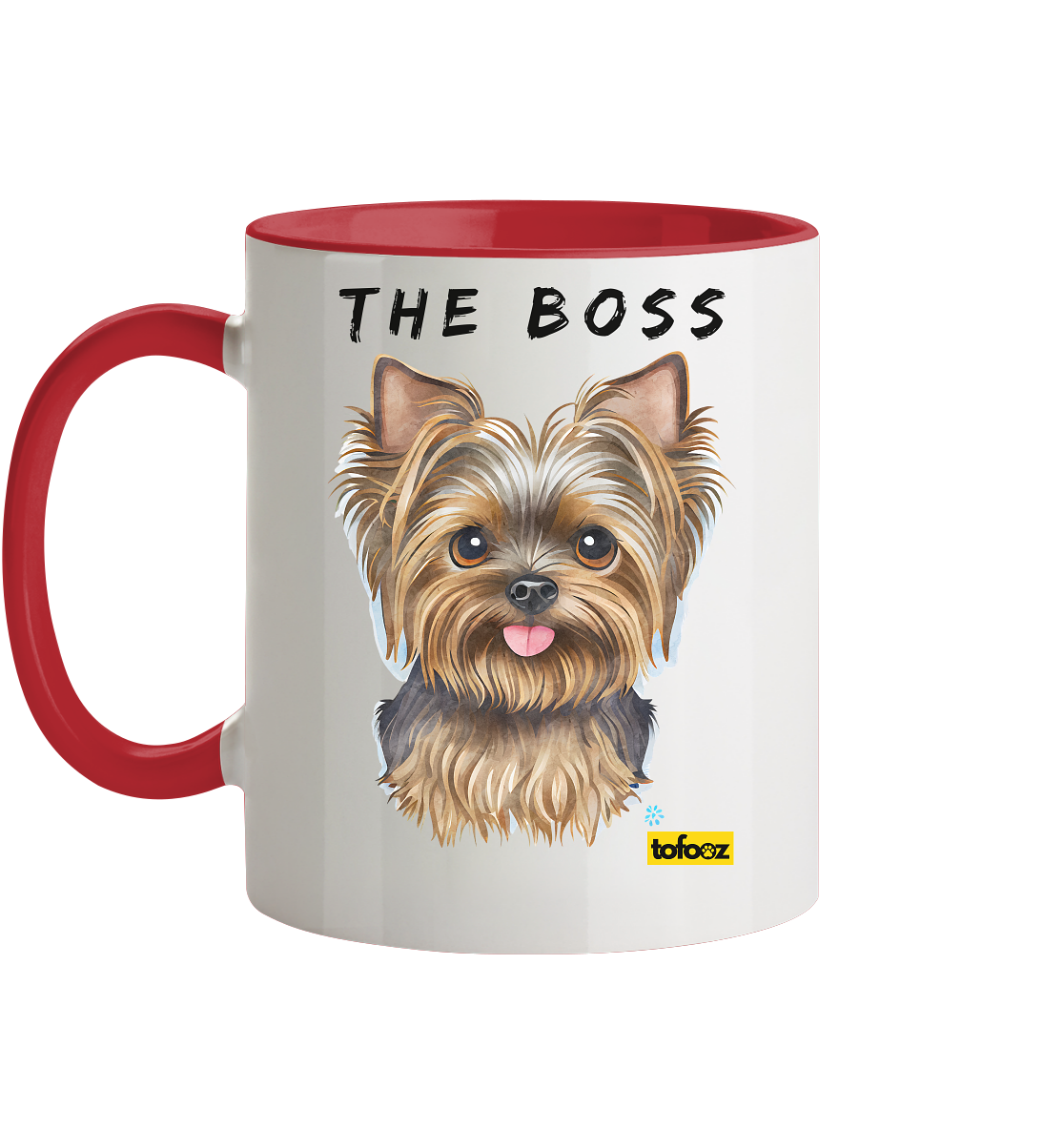 The Boss - Yorkshire Terrier - Two-Tone Mug