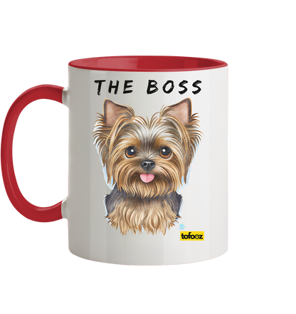 The Boss - Yorkshire Terrier - Two-Tone Mug