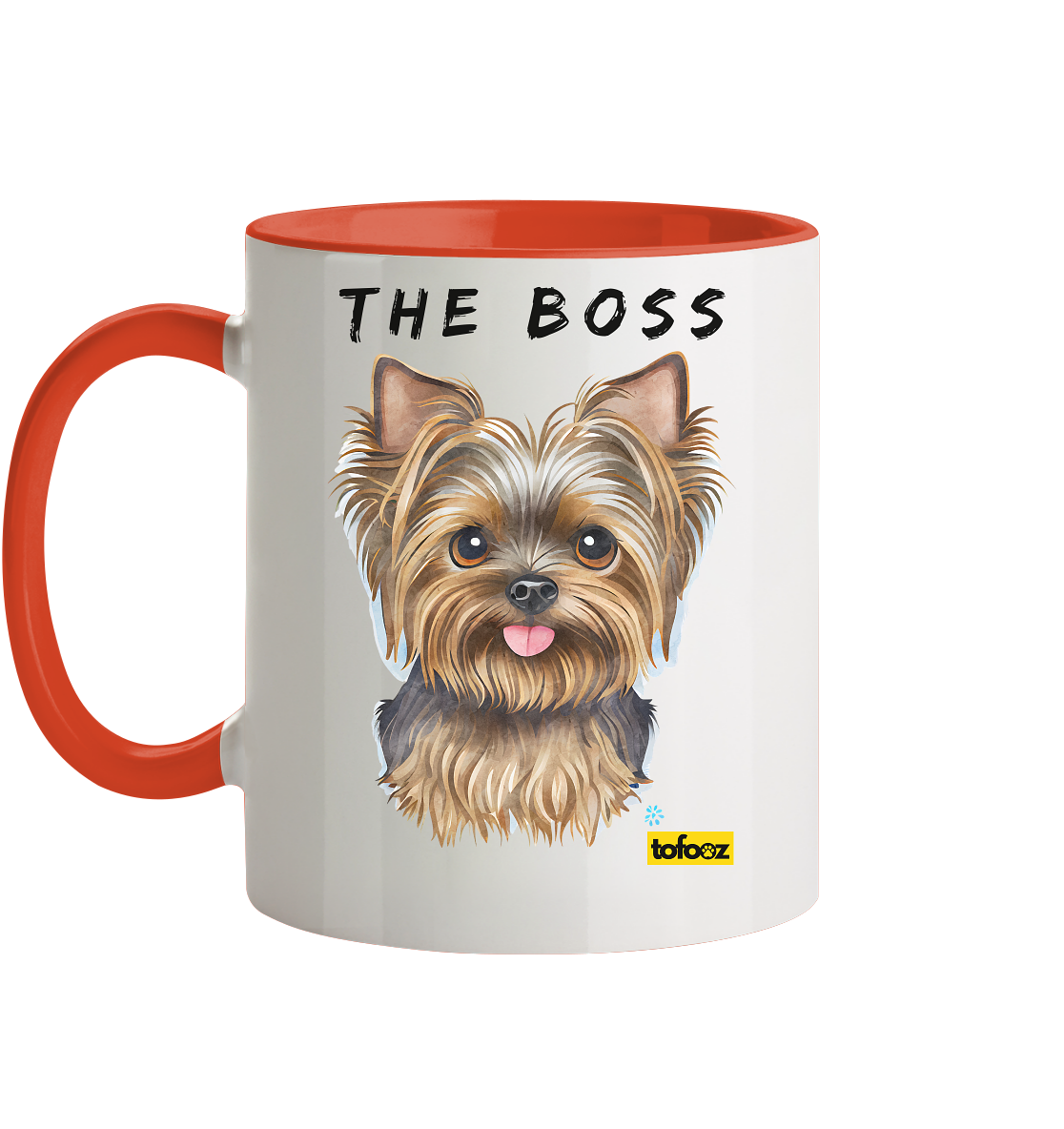 The Boss - Yorkshire Terrier - Two-Tone Mug